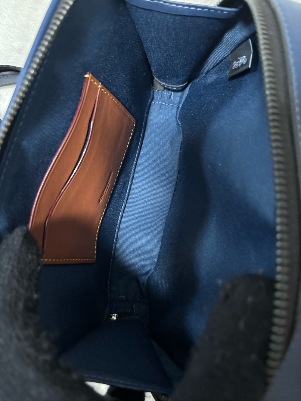 COACH Wyatt Denim Crossbody Bag CBG14 - Picture 3 of 13